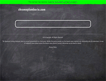 Tablet Screenshot of chromeplomberie.com